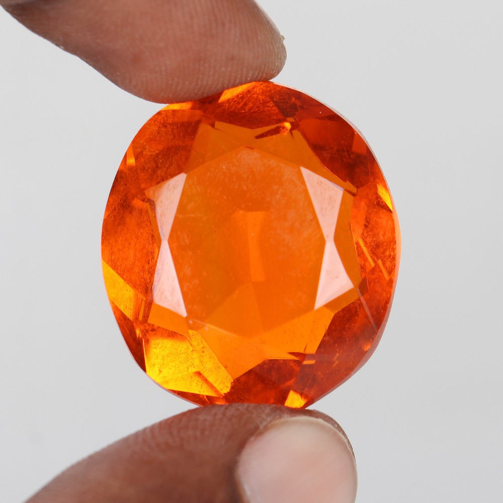 42.33 Ct Lab-Created Oval Cut Yellow Citrine Loose Gemstone Perfect For Cyber Monday Jewelry Making-image