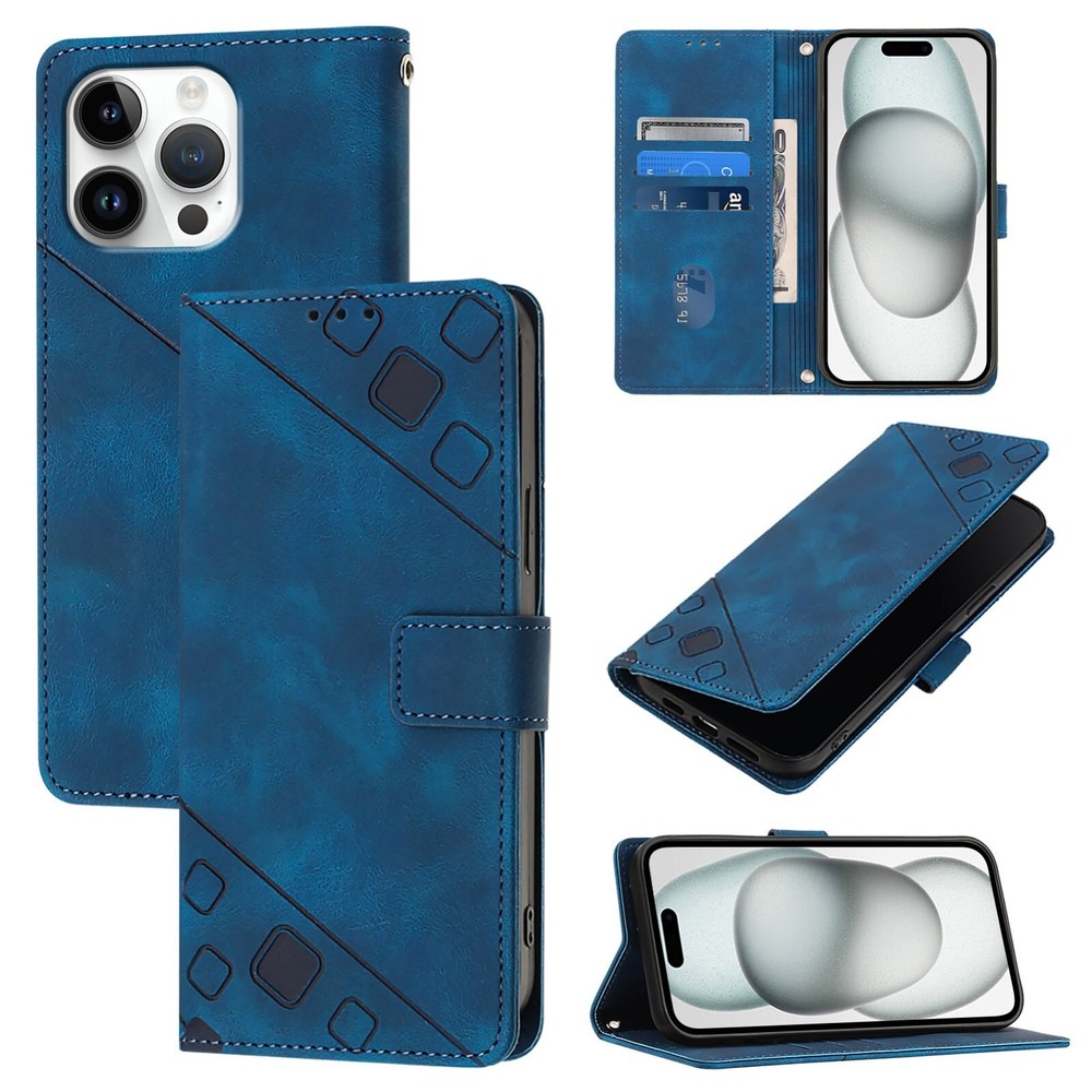 Magnetic Leather Wallet Case for iPhone 12 Pro Max/13/14/15 Pro/16 Plus