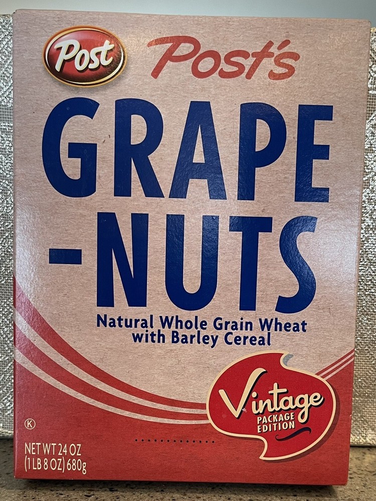 Post Cereal Box Grape-Nuts 2009 Vintage Package Edition, 24 oz Box