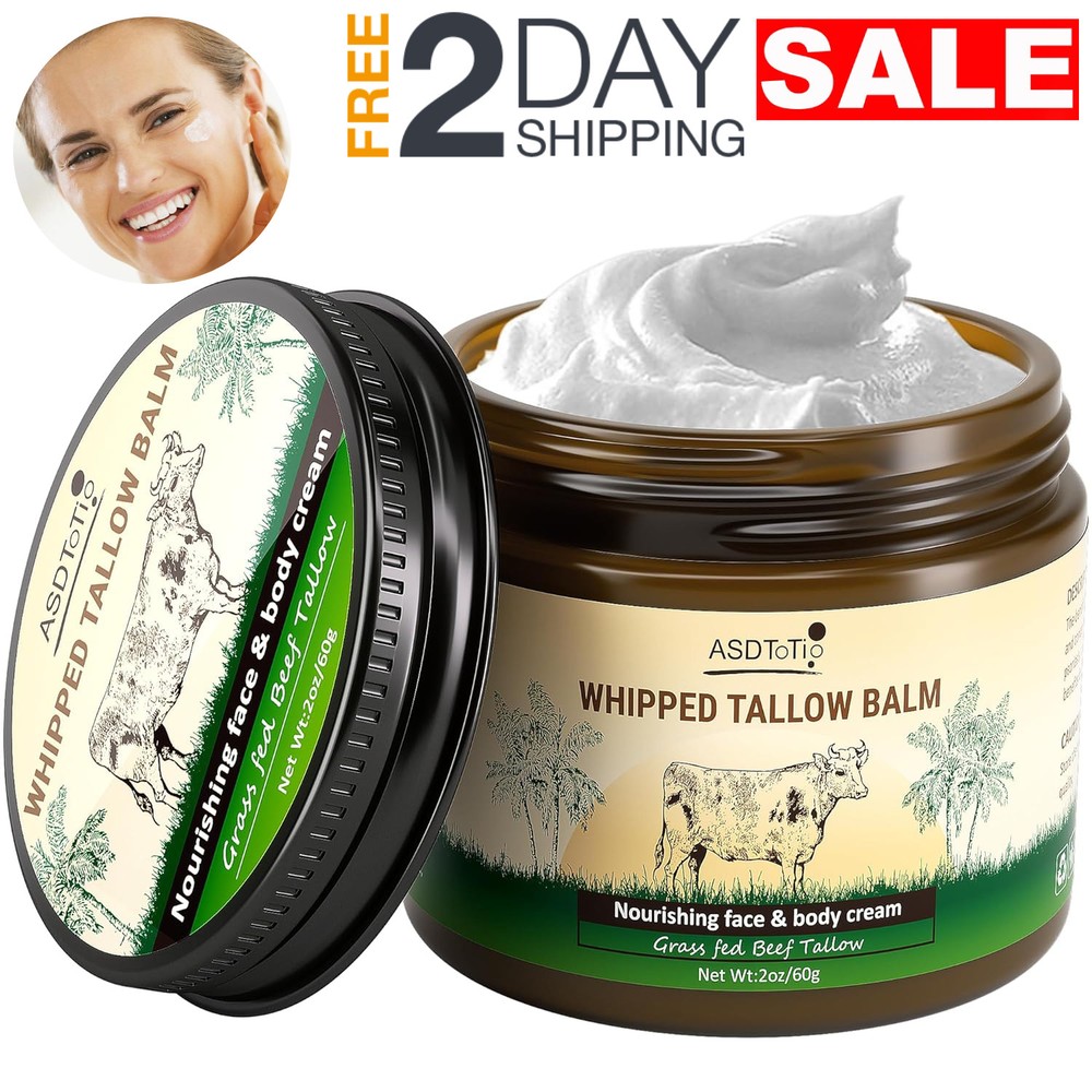 Crema Hidratante De Cebo De Res 2 Oz Para La Cara y La Piel Seca Sevo Cevo Sebo