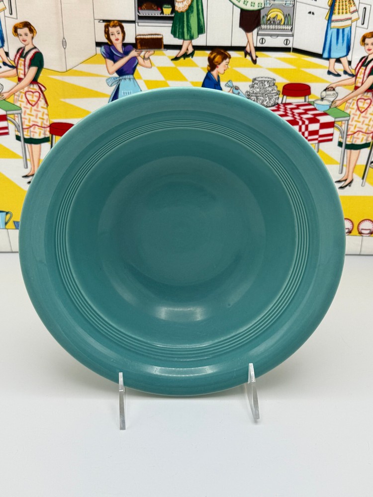 Turquoise Blue Harlequin 8 3/4