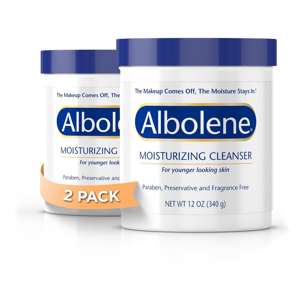 Moisturizing Cleanser & Makeup Remover Balm - Fragrance-Free Facial Cream for...