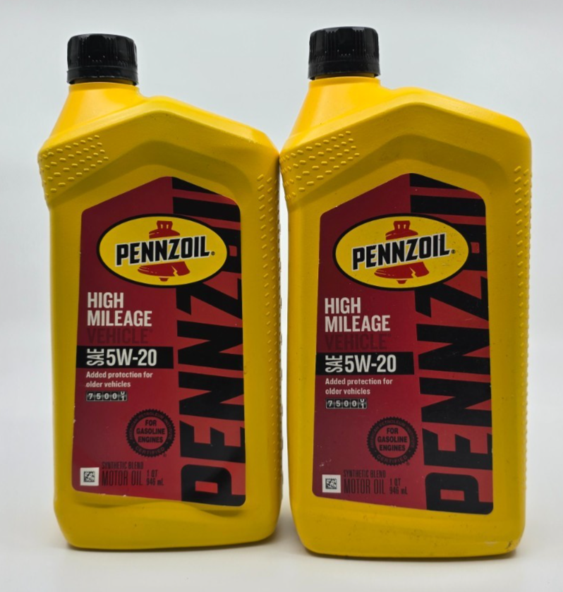 Pennzoil High Mileage 5W-20 Motor Oil 1Qt Bottles Lot of 2 New Other