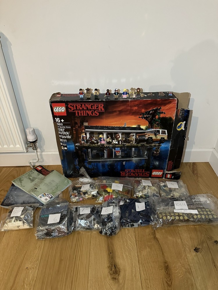 LEGO Stranger Things: The Upside Down 75810 Set With Figures, Box and Manuals