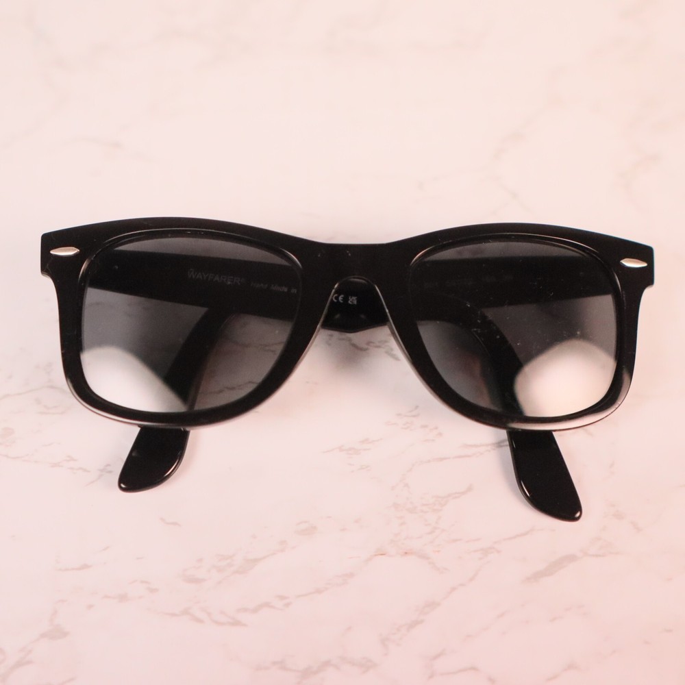 Ray-Ban Wayfarer RB4340 601 Polished Black Square Full Rim Sunglass FRAMES ONLY