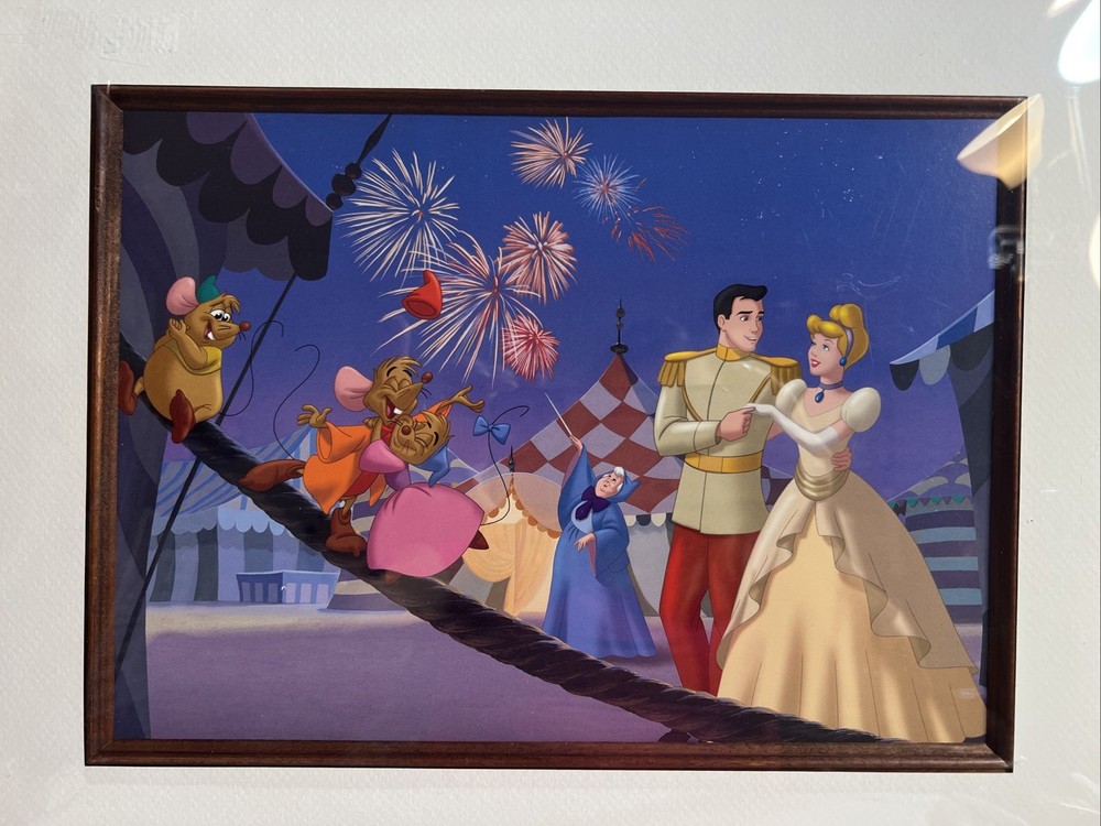 17x14 framed Walt Disney Cinderella II: Dreams Come True lithograph print