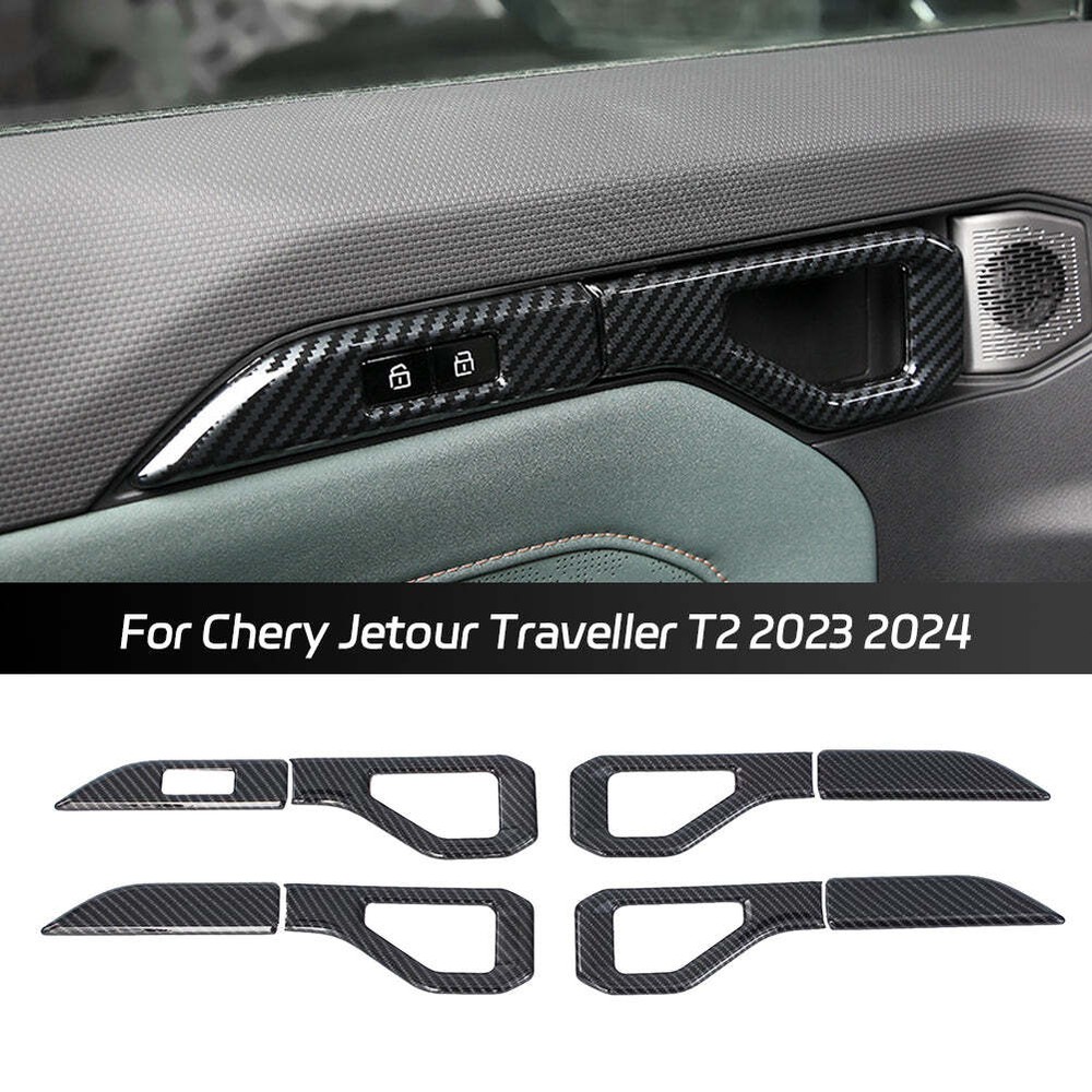 8Pcs/Set Car Interior Door Handle Bowl Cover for 2024 JETOUR Traveler Accessory