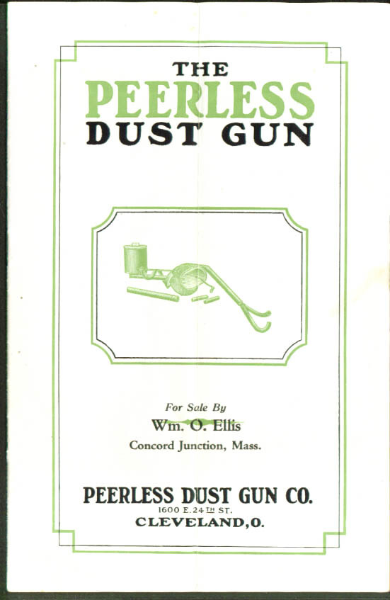 Peerless Insecticide Dust Gun sales booklet 1930s