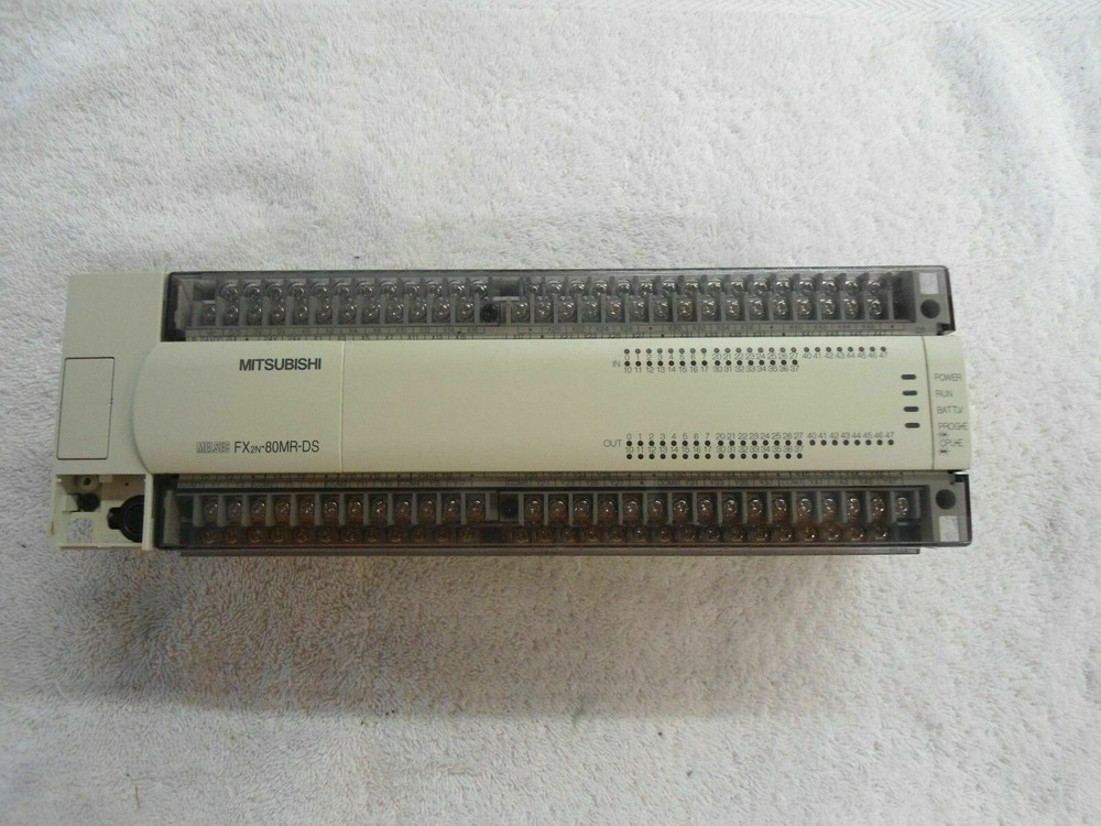 1PC Used Mitsubishi FX2N-80MR-DS PLC Programmable Controller Tested Fully