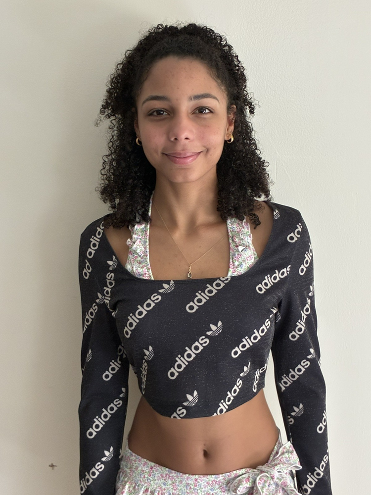 Adidas Trefoil Logo Crop Top Small