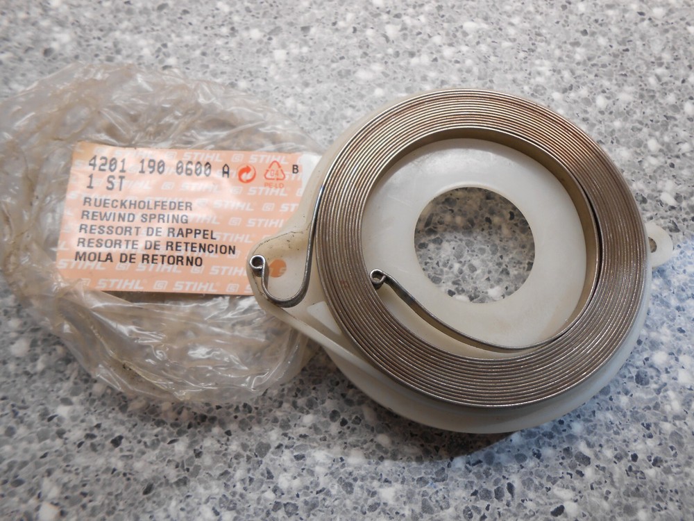 Stihl Recoil Rewind Spring Part #4201 190 0600 NOS OEM