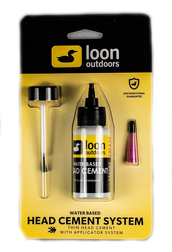 Loon Outdoors Water Based Thin Clear Head Cement for Fly Tying Fishing