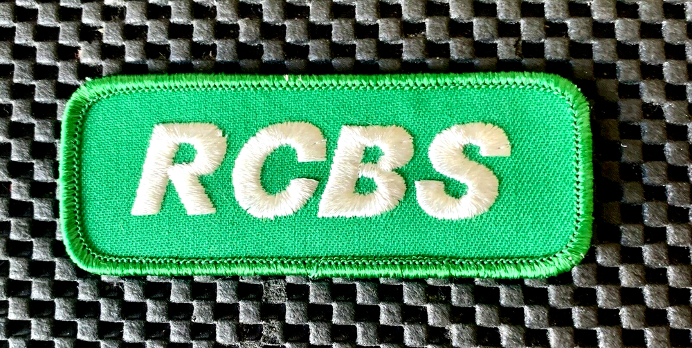 RCBS PRECISIONEERED RELOADING EMBROIDERED SEW ON PATCH RIFLE KIT 4