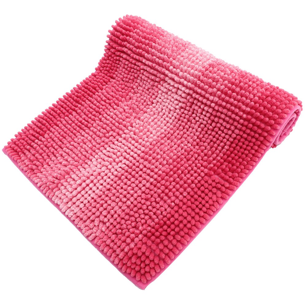 Non-Slip Chenille Bath Mat for Bathroom Floor Safety and Comfort  