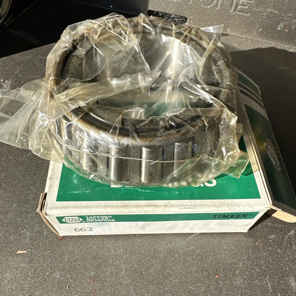 NOS TIMKEN Tapered Roller Bearing Cone 663 for Napa Applications