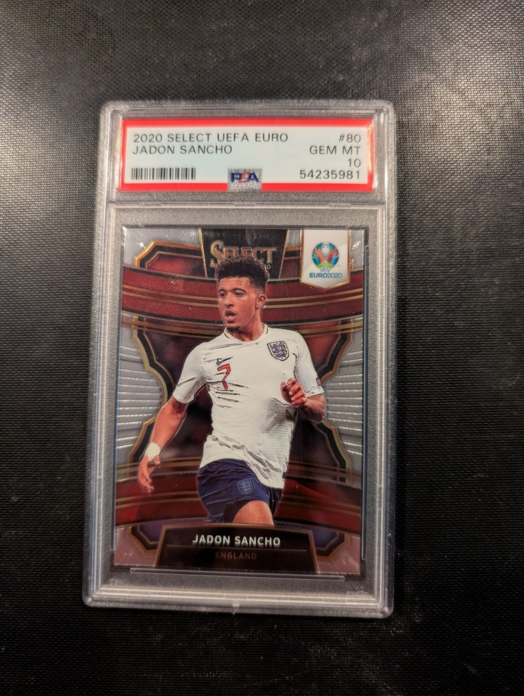 2020 Panini Select Uefa Euro #80 Jadon Sancho – PSA GEM MT 10 ⚽️