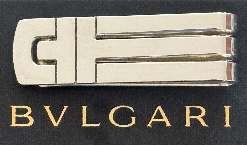 Bvlgari Parentesi Money Clip in 925 Sterling Silver