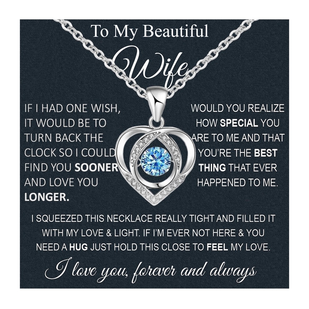 Valentine's gifts Wife Necklace From Husband To My Wife Necklace Soulmate Nec...