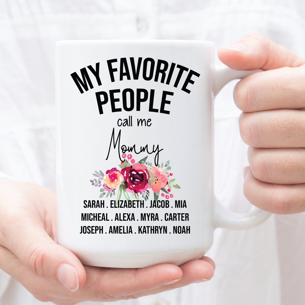 Personalized Gift For Mommy Custom Mug For Mommy From Kids Mommy Gift For