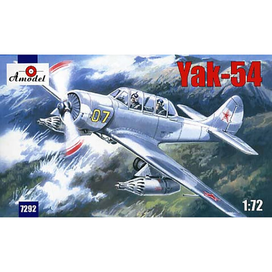 AMODEL 7292 Yakovlev Yak-54 Scale Aircraft 1/72 - Plastic model kit