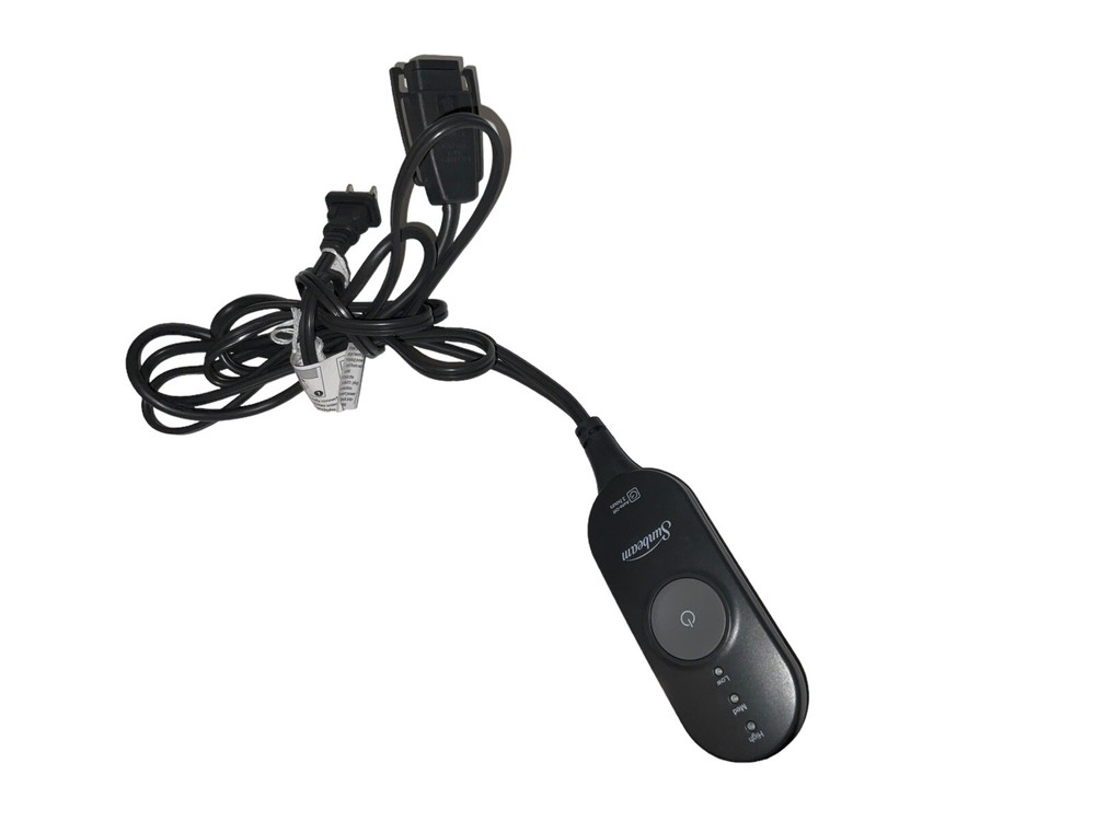 Sunbeam Style AA85 3-Prong Electric Heated Throw Blanket Controller Power Cord