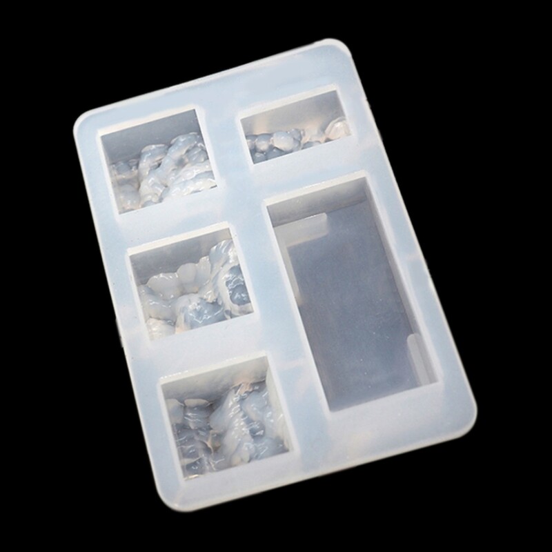 Home Decoration Broken Stone Epoxy Mold with Lightweight for Easter