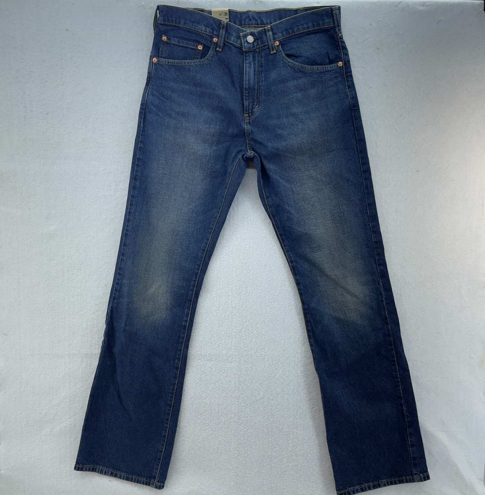 Levis 517 Jeans Mens 34x34 Blue Bootcut Dark Wash Denim Western Rodeo Cowboy