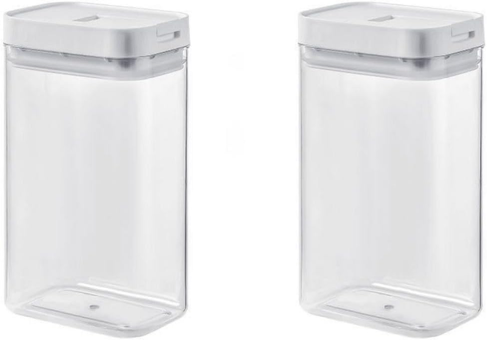 2PCS BPA-Free Airtight Food Storage Containers with Lids for Dry Goods