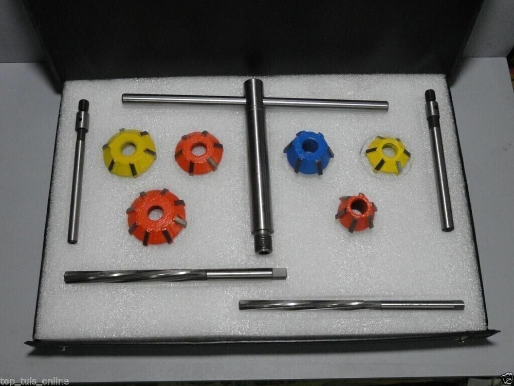 14x Harley Davidson Shovel Head Valve Seat Cutter Kit Carbide Tipped 3 Angle Cut