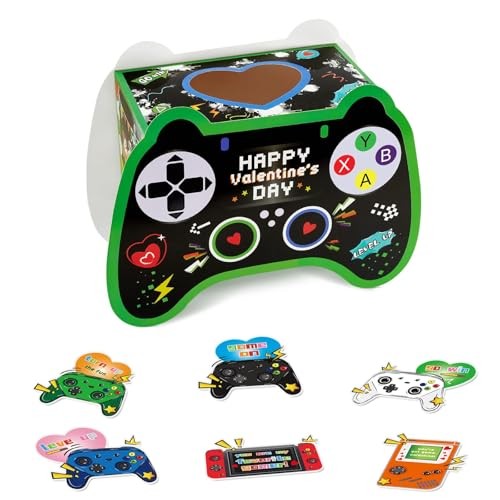 Valentine Cards Gift Box -r Valentines Mystery Mailbox Green with Video Game