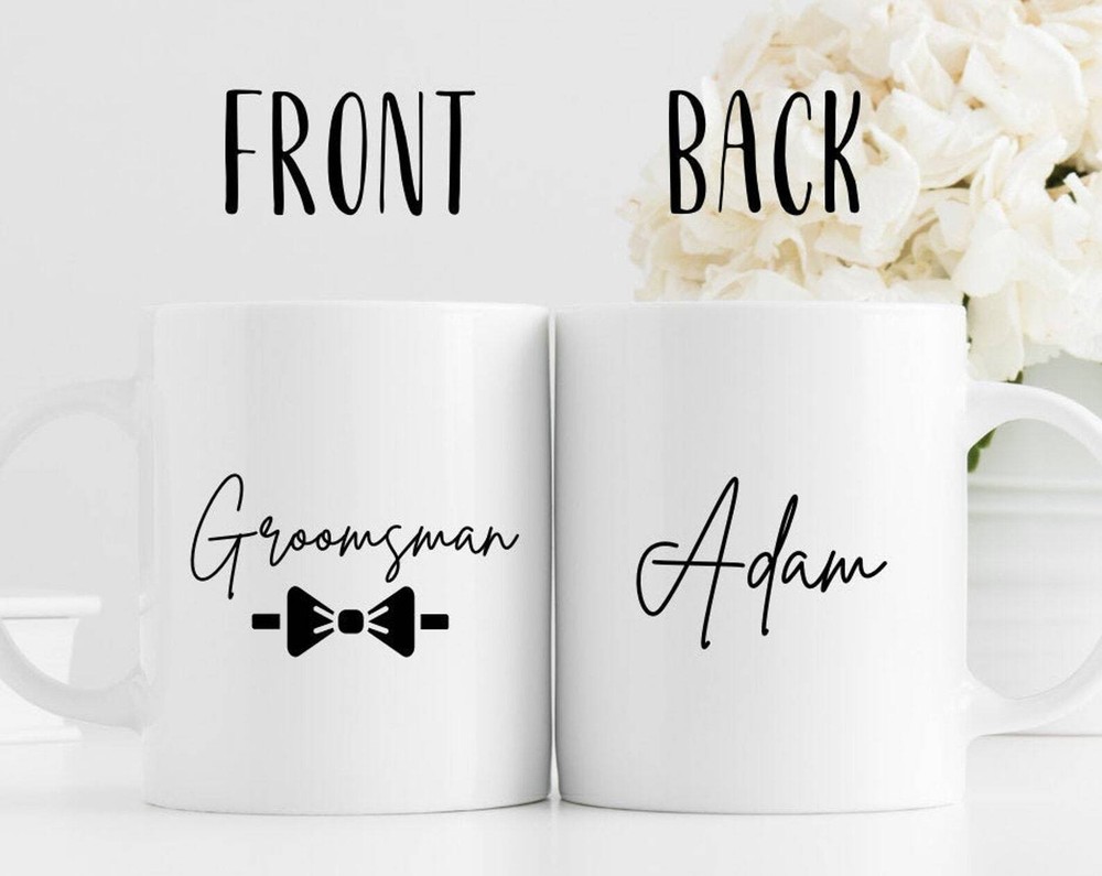 Personalized Groomsman Wedding Coffee Mug Wedding Gift For Groomsman Wedding