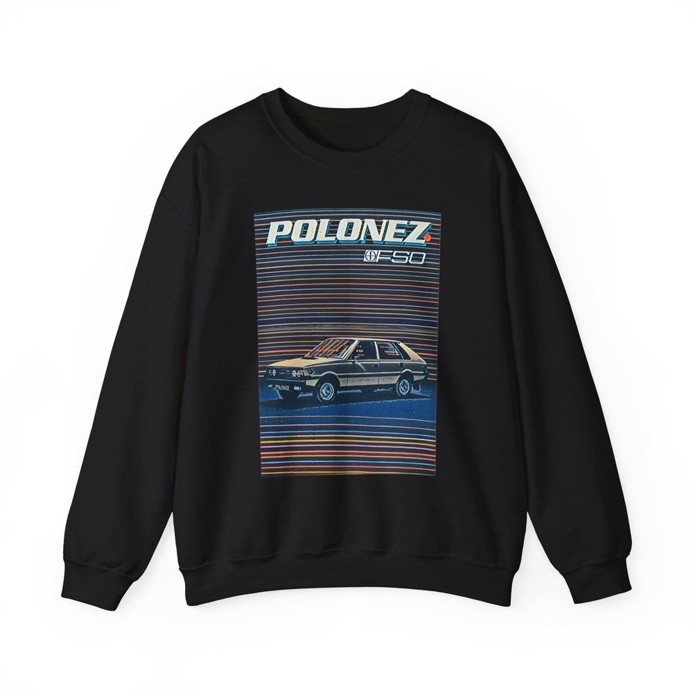 FSO Polonez Car Art Graphic Print Unisex Heavy Blend Crewneck Sweatshirt