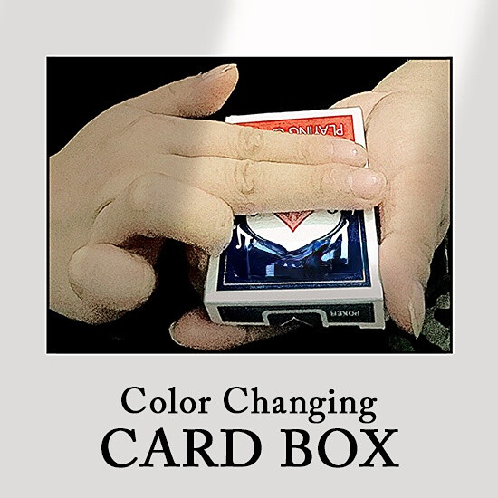 Color Changing Card Box by J.C Magic Card Magic Tricks Close up Magic Gimmick