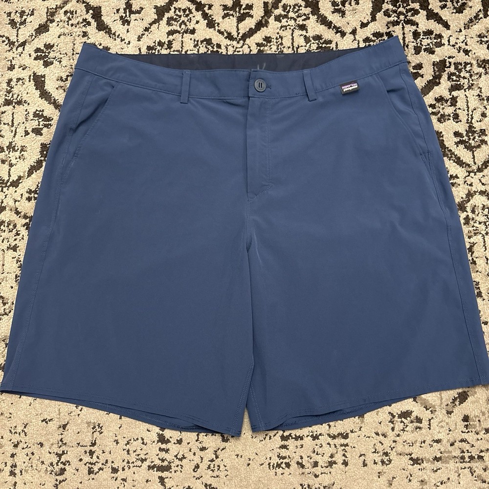 Patagonia Hydro Series Boardshorts Mens 36 Blue Performance Swim Trunks Shorts