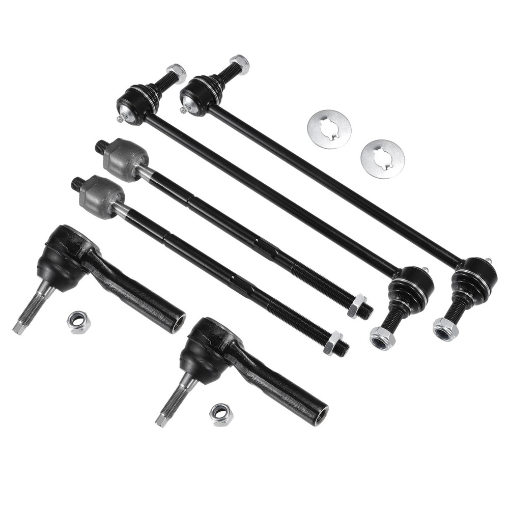 6Pz Terminali Giunto Sferico Interno Esterno Anteriori per Dodge Grand Caravan