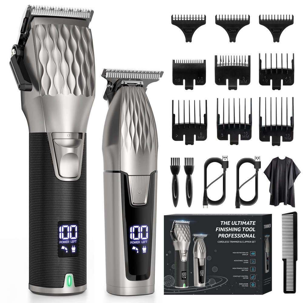 Professional Men's Hair Clippers & Trimmer for Barbers and Home Use