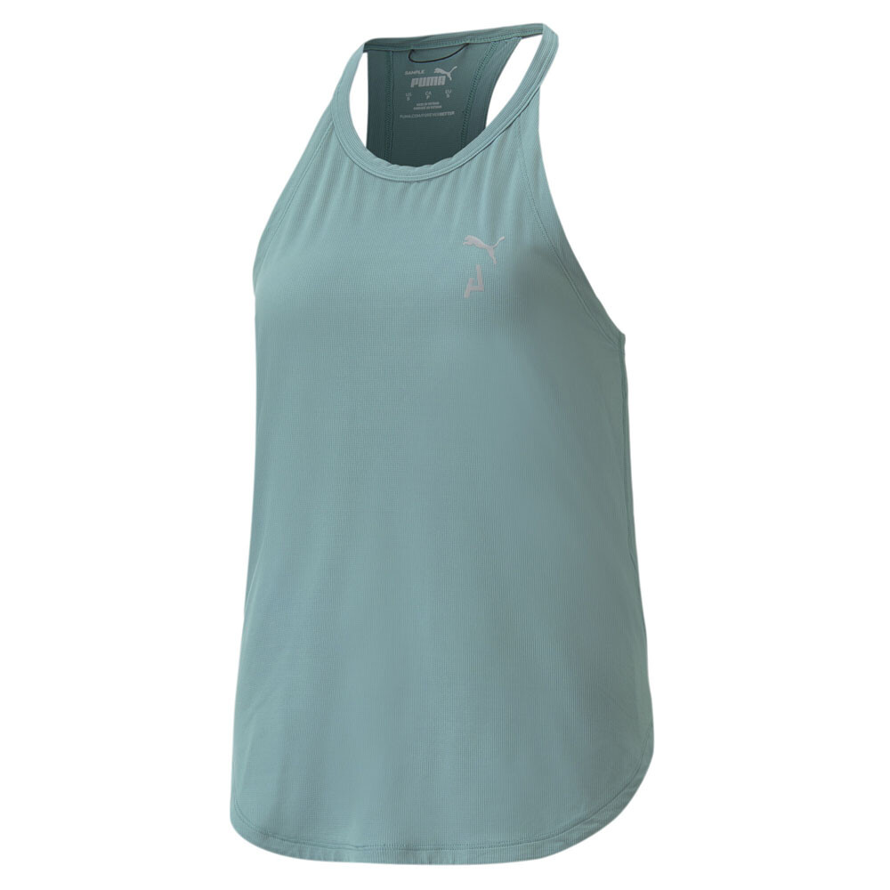 Puma Seasons Coolcell Crew Neck Athletic Tank Top Womens Blue Casual  Athletic 5
