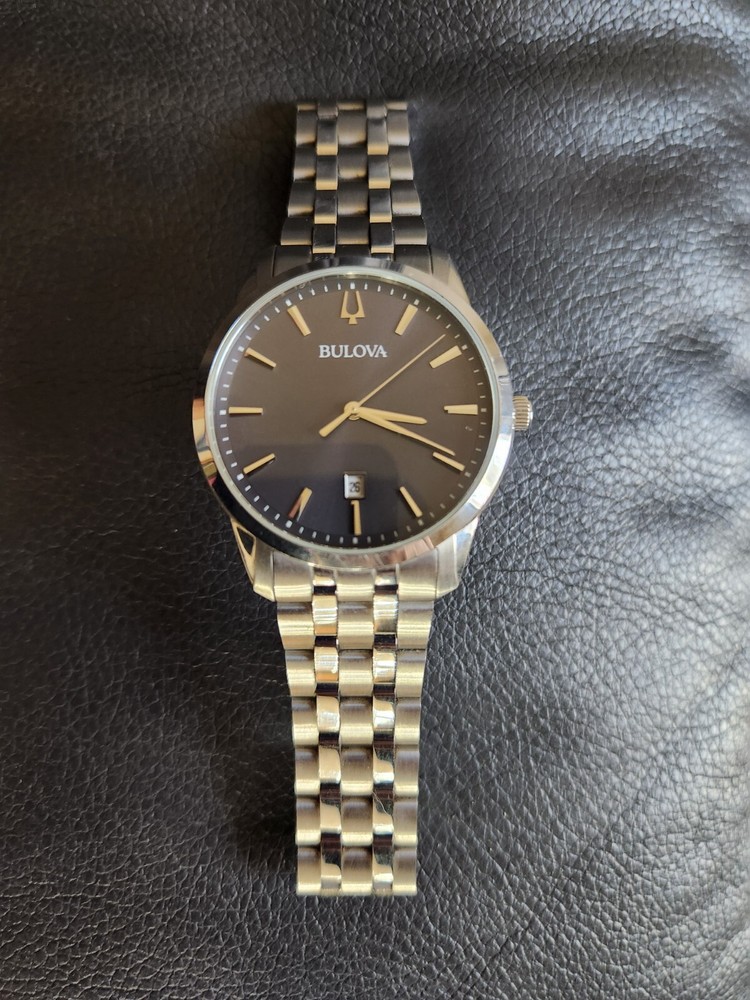 Men's Bulova Classic Stainless Steel Bracelet Watch