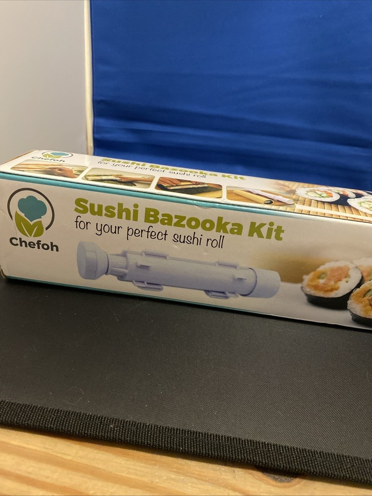 All-In-One Sushi Making Kit with Sushi Bazooka Mat and Chopsticks Set