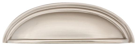 Emtek 86173 4-Inch Center-to-Center Cup Cabinet Pull in Satin Nickel