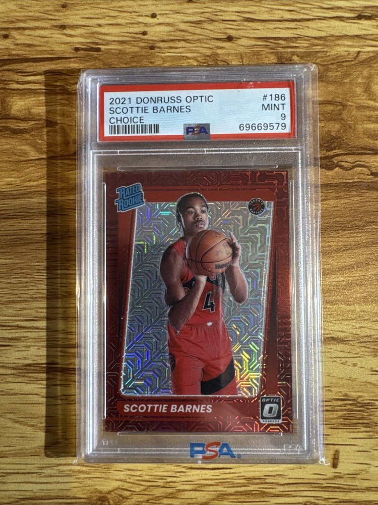 2021 Panini Optic Choice Scottie Barnes Rookie PSA 9 SP Gem Mint