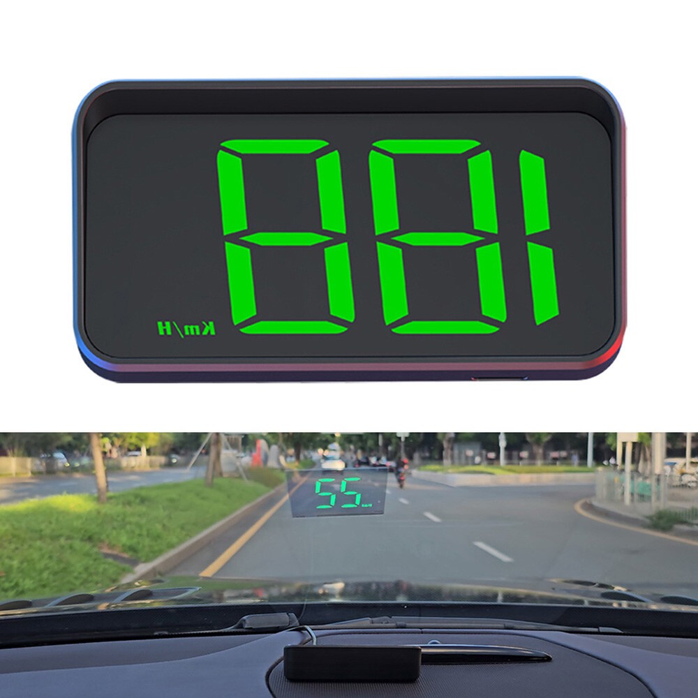 M2 GPS HUD Digital Speedometer Windshield Projector for KMH