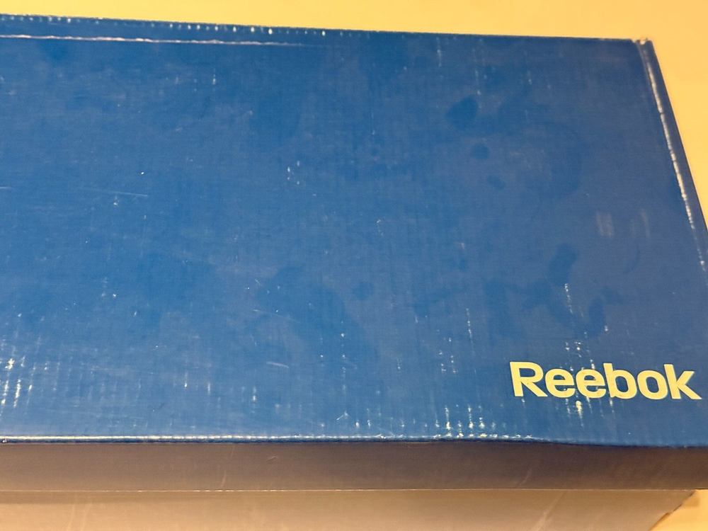 Reebok Women's Vintage DMX Overrun Shoes in Blue and White Old Stock MIB