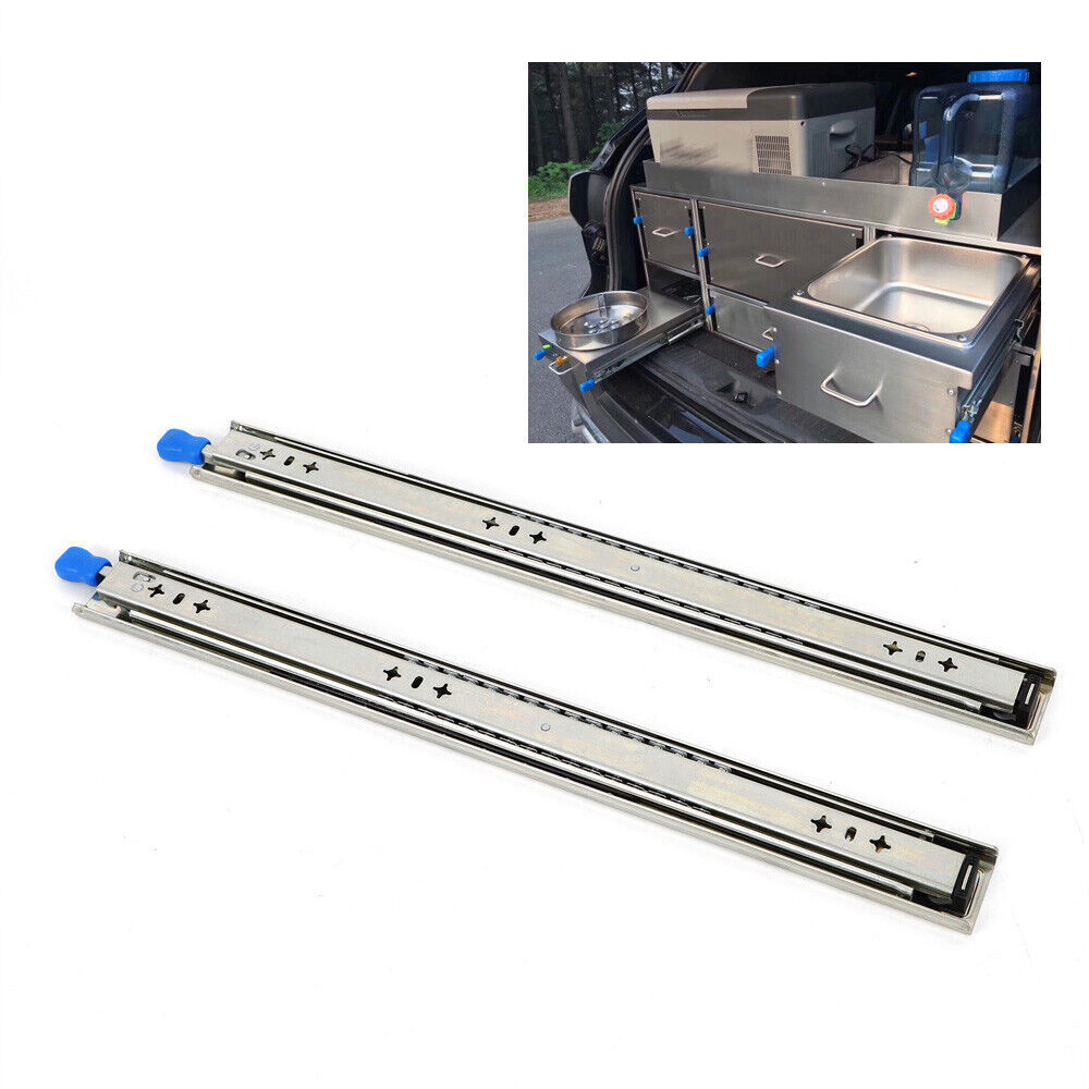 Heavy Duty 20-40 Inch Full Extension Ball Bearing Drawer Slides with Lock Tool US
