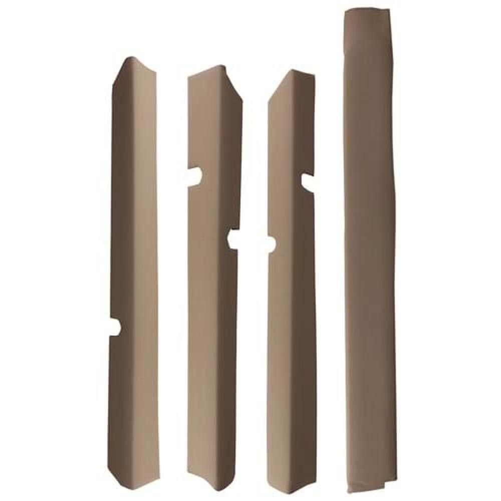 CR55PEZ Post Kit, Sailcloth Tan Vinyl w/ Formed Plastic Fits John Deere