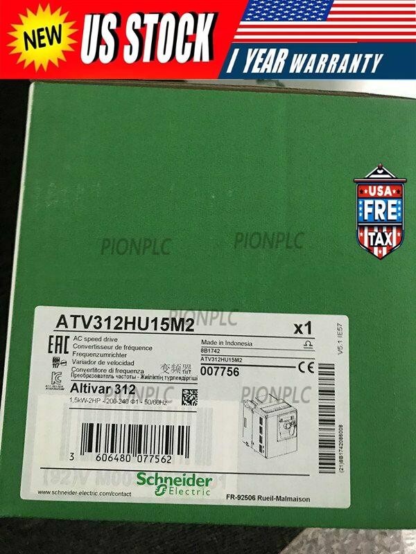 1PC Schneider ATV312HU15M2 1.5KW Inverter New In Box Fast Shipping