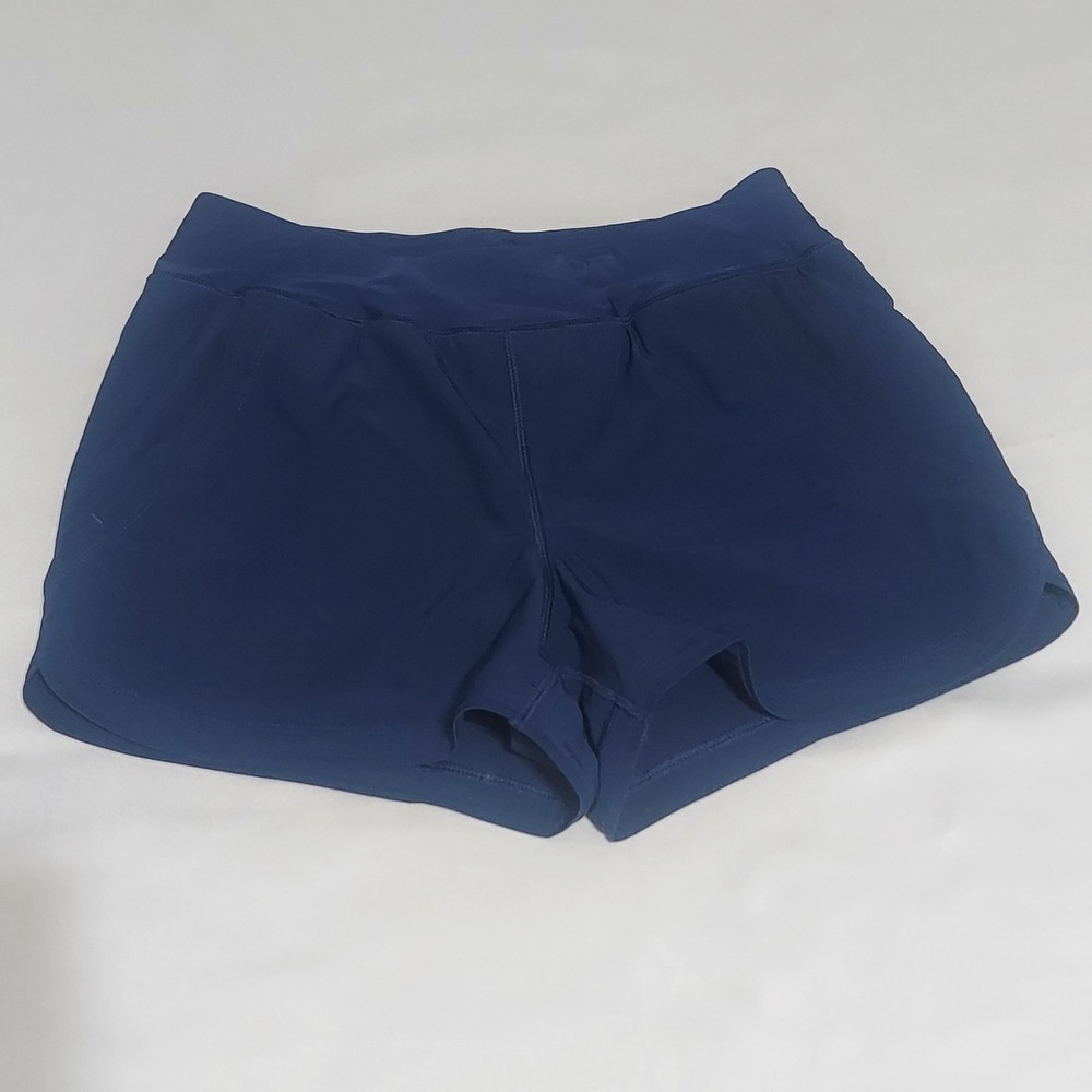 Lands' End Women's Size 6 Blue Quick Dry Board Shorts Swim Shorts With Panty