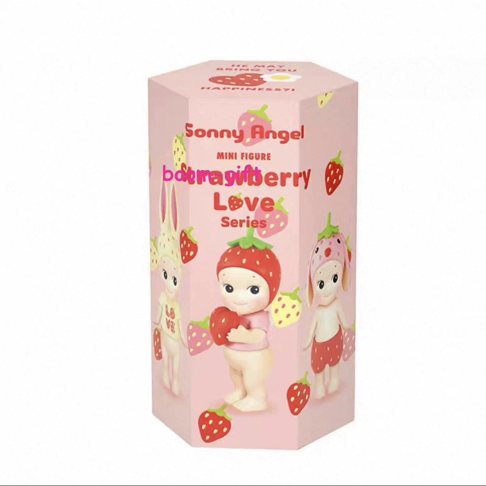 Sonny Angel Strawberry Love Series (One Blind Box Sealed) Figure 2026 Authentic