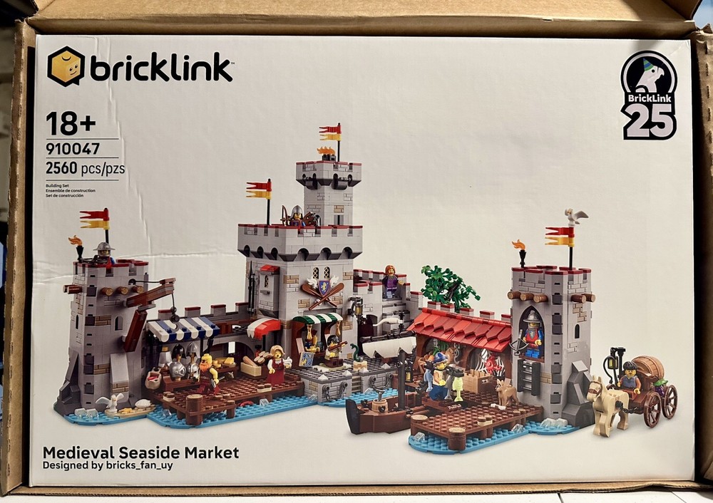 LEGO 910047 Bricklink Series 4 Medieval Seaside Market RETIRED NEW Sealed