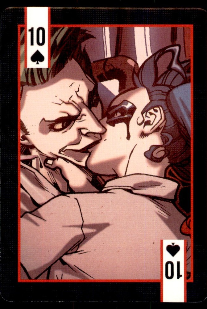 2015 DC Batman Batman Poker Cards Dr. Harleen Quinzel English #10 Joker's Kiss
